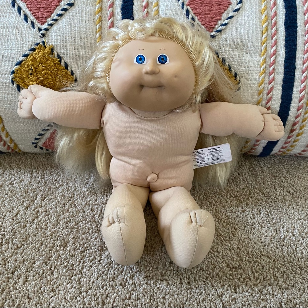 1986 Vintage Cabbage Patch Kids Doll Blond Hair - Picture 13 of 13